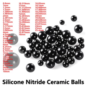 Bola de cerámica de nitruro de silicona Φ0,8-25,4 mm Si3N4 esfera sólida G5 alta precisión - Imagen 1 de 8