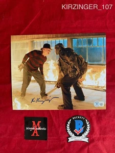 KEN KIRZINGER AUTOGRAPHED SIGNED 8x10 PHOTO! FREDDY VS JASON! JASON! BECKETT! - Imagen 1 de 2