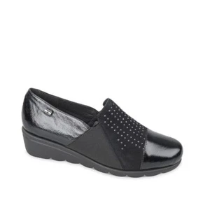 VALLEVERDE VS10303 ballerina mocassino zeppa slip-on borchie donna