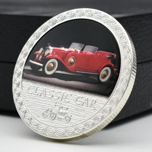 Classic Car Silver Plated Challenge Coin Fans Collectibles Ornament Medal Gift - Picture 1 of 12
