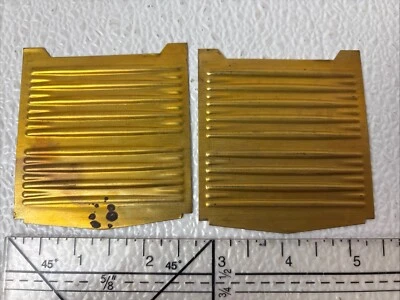 O-Scale Brass Two-Rail Box Car Ends Model Railroad. - Image 1 of 3