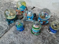 palle di vetro con neve da collezione snowball snow globe in plastica