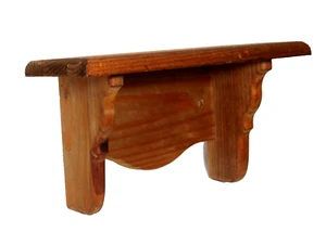 Mensola da parete in legno 12" piastra lunga staffe boschetto - Foto 1 di 6