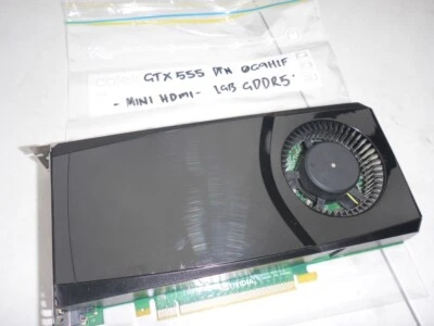 AU SELLER NVIDIA 0G9H1F Dell Nvidia GeForce GTX 555 1GB GDDR5 2XDVI, MINI HDMI - Image 1 of 4