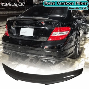 Carbon Heckspoiler Spoiler Flügel Passt für Mercedes W204 C200 C250 C350 2007-14 - Picture 1 of 11