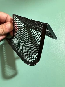 Office Desk Metal Wire Mesh Business Card Display Holder Stand Black (6 Pack) - Picture 1 of 4