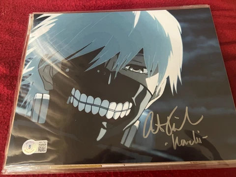 Austin Tindle Auto - TOKYO GHOUL "Ken Kaneki" Signed 8x10 BAS COA Bam ANIME Box Cover
