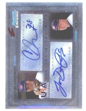 2010 Bowman Chrome USA Baseball Dual Autographs #USAD5 Christian Montgomery/John