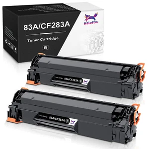 2x CF283A Cartucho de tóner negro para HP 83A LaserJet Pro MFP M125 M225dw M127fw - Imagen 1 de 6