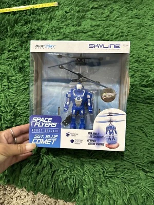 SPACE FLYERS ROBOT BRIGADE HELIBALL BLUE COMET SKYLINE EASY FLY DRONE TECHNOLOGY - Image 1 of 4