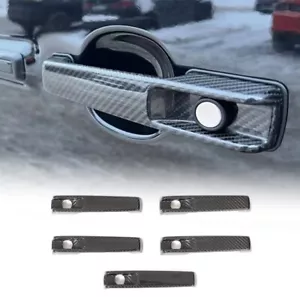 For Benz W464 G550 G500 G63 2020UP DRY CARBON Door Handle Covers Trims 5PCS - Picture 1 of 15