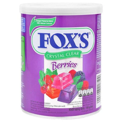 Fox's Crystal Clear Mix Fruit Berry Candy, 6.35 Oz / 180 Grams - Image 1 of 4