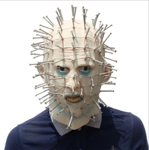 Prop Latex Hellraiser Terrible Head Mask Adult Halloween Party Costume Cosplay - Picture 1 of 4