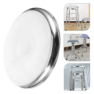 Edelstahl -Sitzkantine Essstuhl Sitzer Ersatzstange Stuhl Sitzplatz Teil - Bild 1 von 4