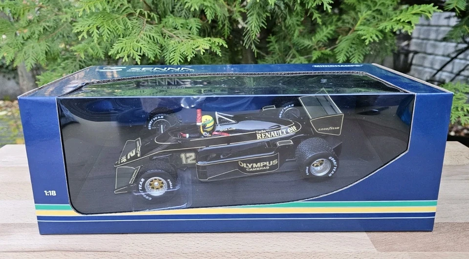 Lotus Renault 97T Ayrton Senna Winner GP Portugal 1985 1:18 Minichamps - Bild 1 von 4