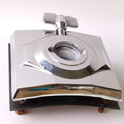 Premier RockLock Bass Drum Tom Post Arm Receiver Mount Chrome Vintage Early2000s - Image 1 of 4