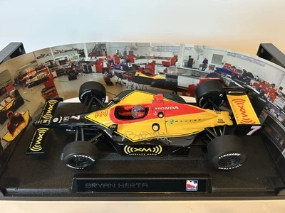 Bryan Herta подписанный 2005 #7 XM радио Andretti IndyCar 1/18 Greenlight литой - Изображение 1 из 4
