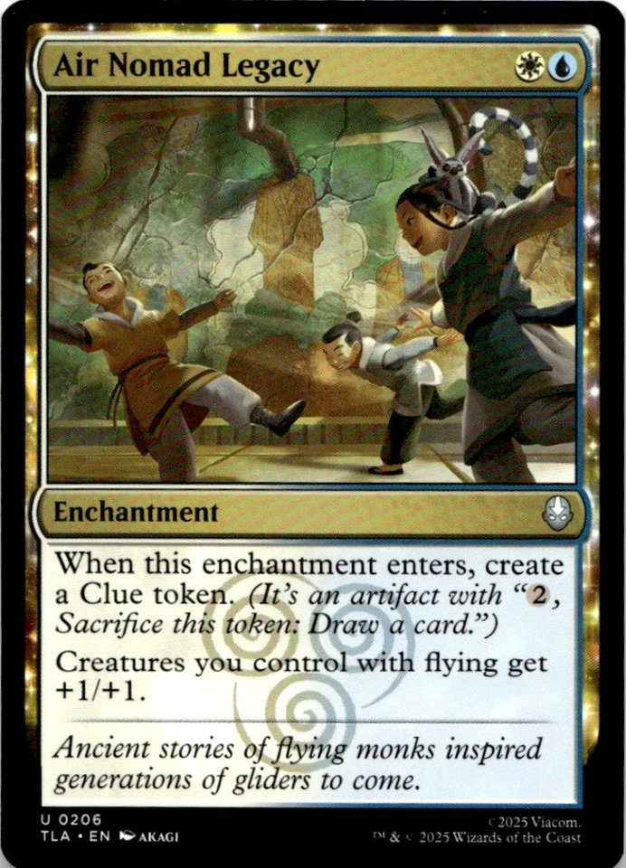 Air Nomad Legacy U Avatar: The Last Airbender 206 NM - Image 1 of 1