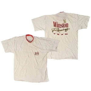 Vintage 1992 Winston Racing Pocket Double Sided T-Shirt - XL - Picture 1 of 3