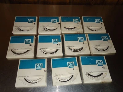11) New NOS GM Piston Ring Set 326371 .030" 1967 Pontiac 326 V-8 - Image 1 of 2