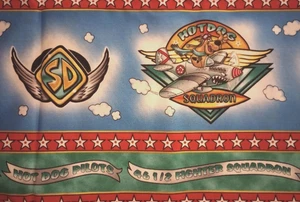 scooby doo kids fun fabric plane 17 by 7  inch - Picture 1 of 2