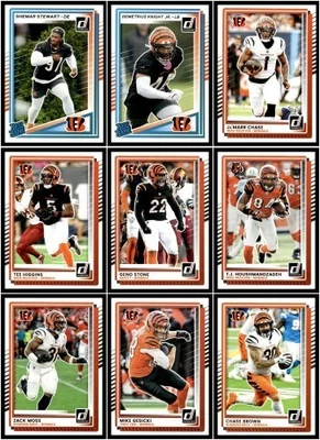 2025 Donruss NFL Team Set w Rated Rookies Cincinnati Bengals - Image 1 of 4