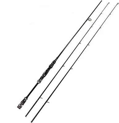 2 Piece 7 Feet Spinning Rod 24 Ton Carbon Fiber Spincasting Fishing... Fast Ship - Image 1 of 4