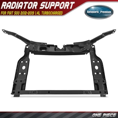 Suporte de radiador para Fiat 500 2012-2019 L4 1.4L aço turbo 68104802AA - Imagem 1 de 4