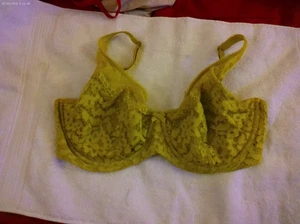 X - V.S. / 36DDD / DEMI / SIN ALMOHADILLA-REVESTIMIENTO-MOLDEO / SEMI TRANSPARENTE / ENCAJE / VERDE 💚💚 - Imagen 1 de 6