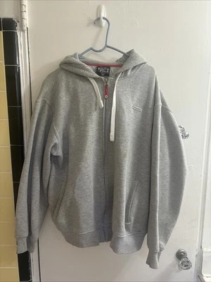 VTG Y2K Southpole Sudadera con capucha y cremallera para hombre - Gris Medio Foto 1 de 4