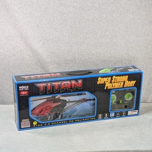 RC Helicopter Remote World Tech Toys TITAN Gyro 3.5 Channel - Picture 1 of 7