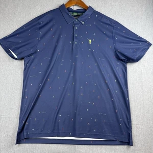 William Murray Performance Kurzarm TECH Golf Poloshirt (Herren XL) blau - Bild 1 von 13