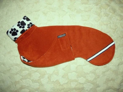 Windhundmantel/Whippet/Hunde - Doppelfleece/Microfaser mit Brustlatz (RL 52 cm) - Bild 1 von 2