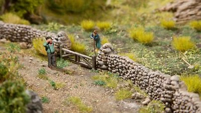 NOCH Mauern aus Natursteinen, handbemalte Hartschaum Mauern, 104 cm für - Bild 1 von 4