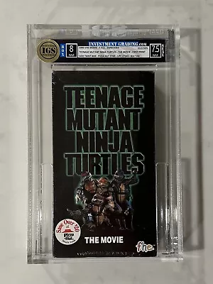 Teenage Mutant Ninja Turtles - IGS 8 1st Print! Pizza Hut Sticker (1990, VHS) - Image 1 of 3