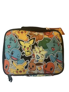 BioWorld Pokemon Colorful Multi-Character Insulated Lunch Box NWT - Picture 1 of 7