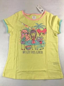 365 Kids by Grananimals Girl's Shorts and Tee, 2 Pack, Size 8 - Picture 1 of 4