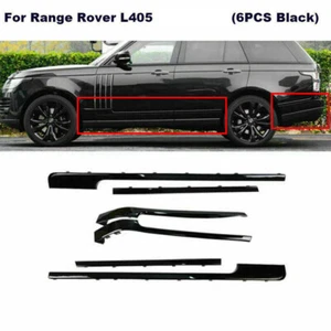 Black Door Body Side Molding Trim Strip Retrofit For Range Rover L405 2013-2021 - Picture 1 of 7