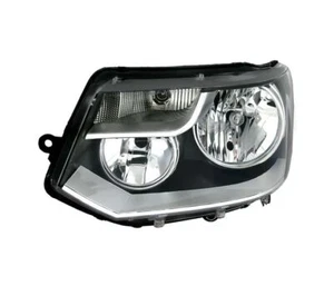 Left Headlight for Volkswagen T5 Multivan 2009 2010 2011 2012- VP1499L Black LHD - Picture 1 of 2