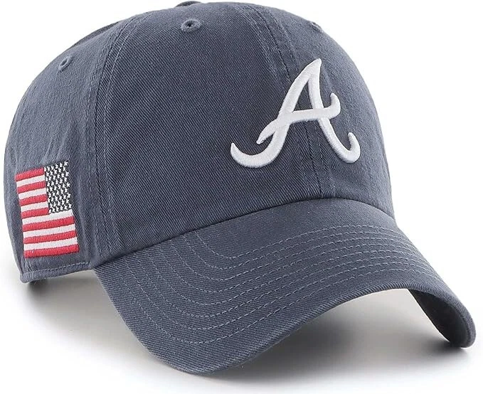 Auténtica gorra ajustable marca '47 MLB Atlanta Braves MVP/Limpieza/Snapback Foto 1 de 1