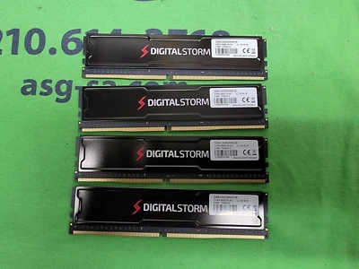 4GB x 4 DDR4 Digital Storm DS4U3000W4G16 DDR4 3000(16) Desktop Ram 16GB Total - Image 1 of 2