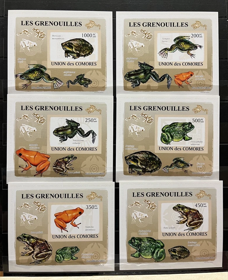 Ranas/Fauna/Naturaleza - Tarjetas duras - MNH** CB3 Foto 1 de 1