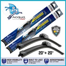 Front Replacement windshield wipers blades Size 20" inch Set - ACQUAMax