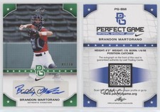 2015 Leaf Perfect Game National Showcase Green /10 Brandon Martorano Auto