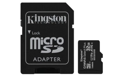 Kingston Canvas Select Plus 32GB microSD card Class 10 UHS-I speeds up to 100MB/ - Image 1 of 4