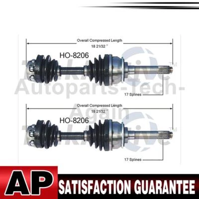 2 juntas de eje CV delanteras Trakmotive para Isuzu Rodeo 1996-1997 Foto 1 de 2