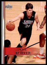 2007-08 Upper Deck. Kyle Korver Basketball Cards #105
