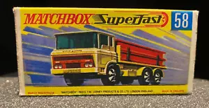 Matchbox Lesney Superfast No 58 DAF Girder Truck Empty Repro G Style Box - Picture 1 of 1