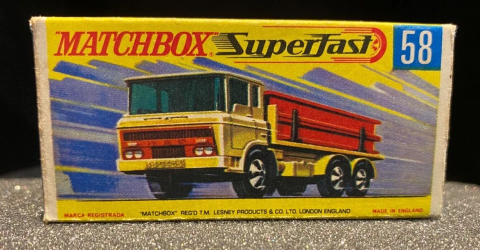 Matchbox Lesney Superfast No 58  DAF Girder Truck Empty Repro G Style Box - Image 1 of 1