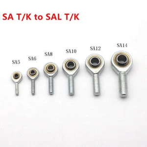 SA T/K to SAL T/K Male Rod End Bearing Rose Joint Right/Left Hand Thread M4-M30 - Picture 1 of 6